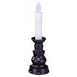 旭電機化成(Asahi Denki Kasei) スマイルキッズ 電気ろうそく 燭台付 安心のろうそく 小 ブラウン ARO-4202