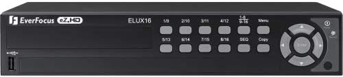 Everfocus ELUX16/4T Ever Focus, 16 Ch, H.264, 1080P Hybrid Dvr