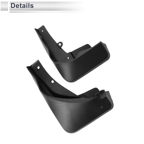 Image of X AUTOHAUX 1set Front and Rear Mud Flaps Splash Guards Mud Guards for Audi Q3 Sportback 2019-2023 W /Mount Accessories