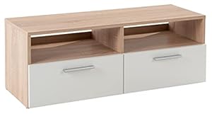 TV Lowboard Fernsehschrank Eiche Sonoma Holzoptik