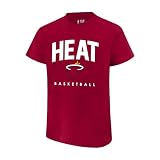 Ultra Game Men's NBA Official Teamster Short Sleeve T-Shirt, Miami Heat, Team Color, X-Large