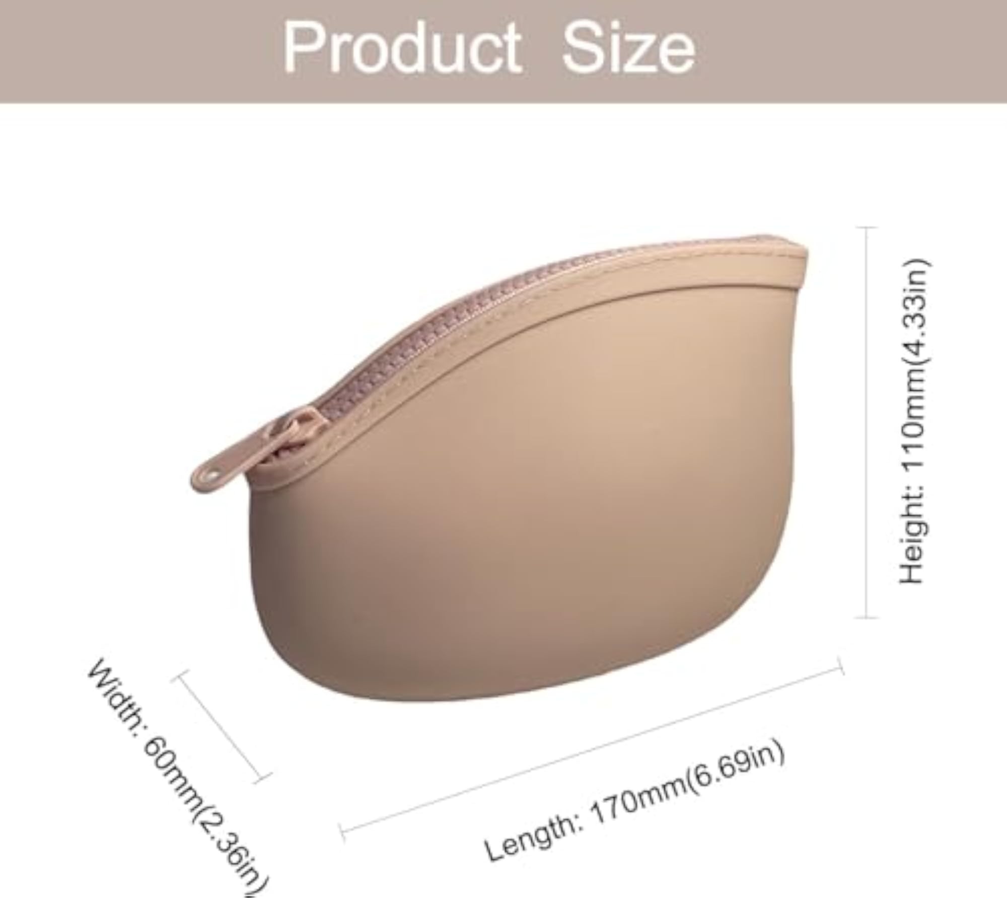 Makeup Travel Bag Pouch, Washable Cosmetic Organizer
