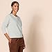Amazon Essentials Women's Fleece Crewneck Pullover Sweatshirt (Available in Plus Size), Light Grey Heather, X-Small