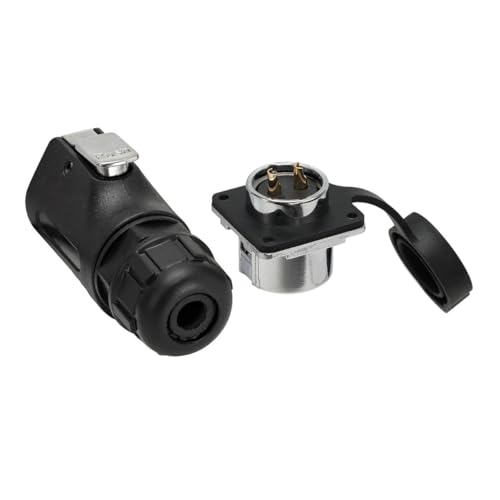 Conector industrial circular impermeable LP20 2 Pin miniatura 2