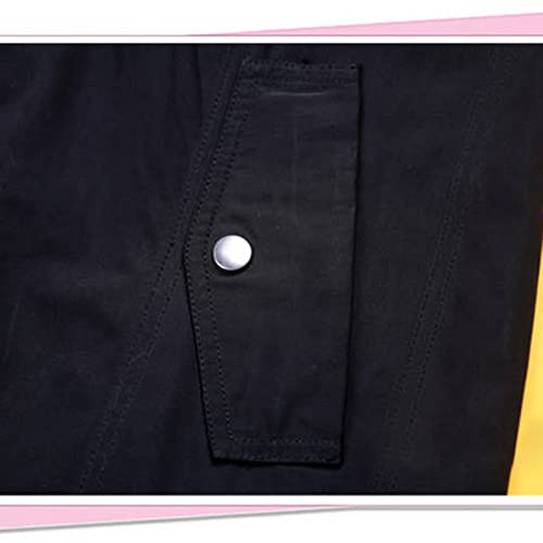 Casacos de inverno para mulheres jaqueta forrada com lã quente comprimento médio corta-vento gola de