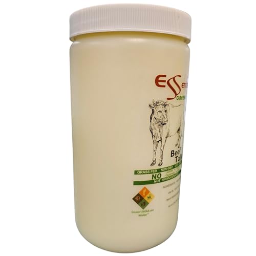 image for Essential Depot Beef Tallow - 1 Quart (32 oz nt wt) - Grass Fed - Non-