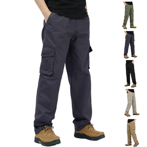 Adorlina Flex Cargo Pants for Men,Flexrover - Ultra Comfort Flex Fit Multi-Pocket Durable Pants Flex Rover Cargo Pant - Main Image