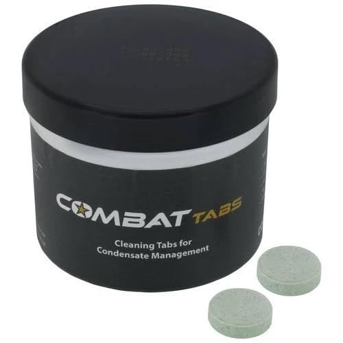 Cool Air CPT-44 Combat P-Trap Cleaning Tabs | Easy Condensate Management | Cleans Drain Pan & Lines; Prevents Line Build-Up | Best use with CPT-100 Combat P-Trap | 40 tablets