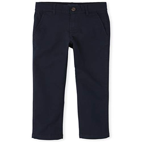 Image of The Children's Place Boys Stretch Skinny Chino Pants,New Navy Single,6H