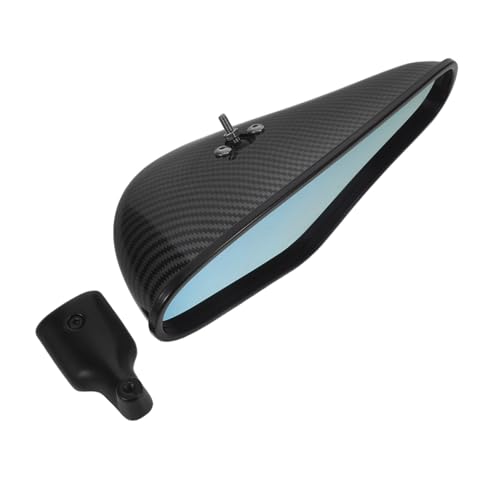 Espejo retrovisor modificado de fibra de carbono gran angular auxiliar para coche y SUV