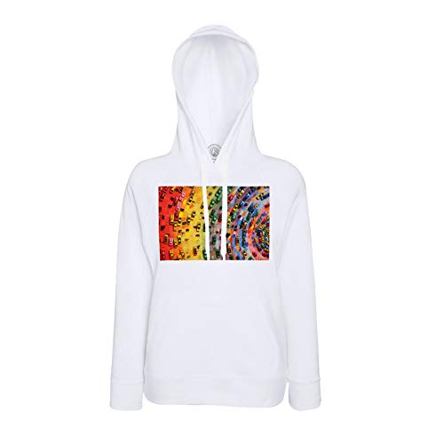 Sweat à Capuche Arc-en-Ciel Petites Voitures coloré pour illuminer votre look quotidien