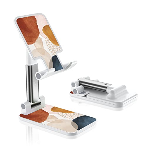 Image of Foldable Phone Holder for Desk - Adjustable Angle Cell Phone Stand for iPhone, Samsung & Other Smartphones