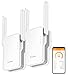 7links Verstärker: 2er-Set WiFi-6-Dualband-Repeater, bis 3.000MBit/s, WLAN-Mesh, LAN-Port (WiFi6-Repeater, Extender, Expander)