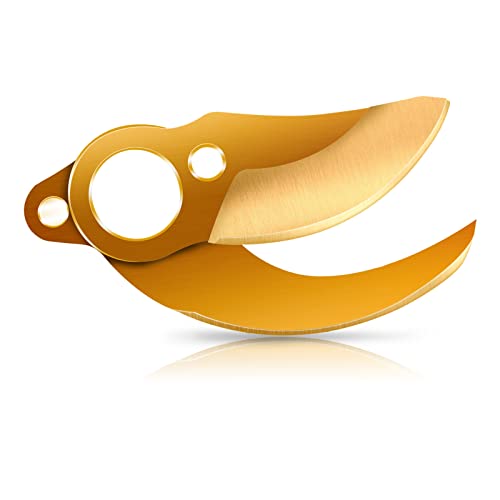 Electric Pruning Shears Replacement Blade, Titanium SK5 40MM (1.6Inch) Cutting Diameter, Only Compatible Applicable to 1.6inch 410mm Model
