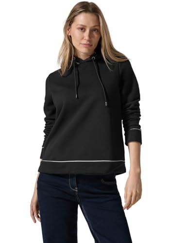 Sweat-shirt à capuche femme contre le froid sweat confortable coupe droite