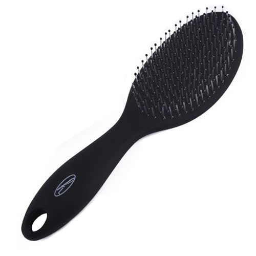 Detangling Hairbrush Premium Detangler Brush Removes Knots and Tangles - All Hair Types Including Hair Extensions - Best Brush/Comb for Women, Girls, Men & Boys - Use in Wet and Dry Hair