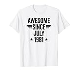 Photo Gallery awesome since july 1981 maglietta Photo Gallery awesome since july 1981 maglietta