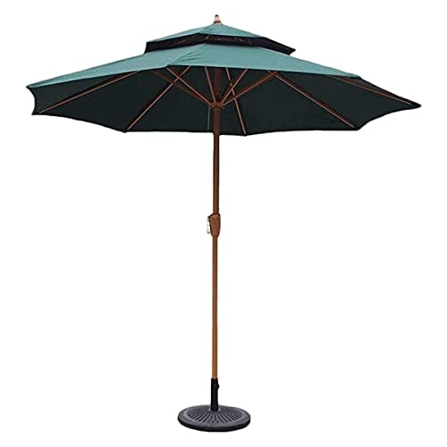 Sombrilla de mesa resistente con varillas de aluminio para terraza