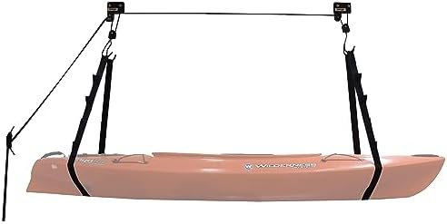 Extreme Max 3004.0204 Kayak / Canoe / Bike / Ladder Hoist & Lift for Storage in Shop or Garage - 120 lb. Capacity