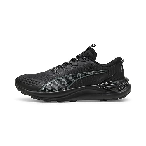 PUMA Herren Electrify Nitro 3 TR Road Running Shoe, Black-Mineral Gray, 43 EU