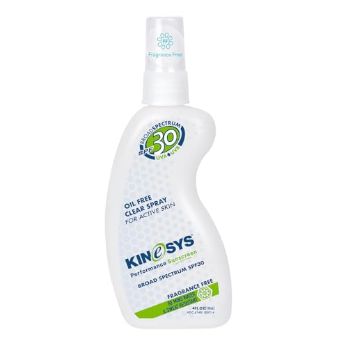 KINeSYS SPF 50 Fragrance Free Spray Sunscreen 1oz + SPF 30 Mineral Lip Balm 2-Pack Bundle - Clear Water Resistant Sports Sunscreen Spray & Zinc Oxide Lip Protection for Face, Body & Lips image 5