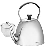 Capacidad de 1,0 litros KLAUSBERG KB-7456 - Tetera de acero inoxidable (1,0 L)