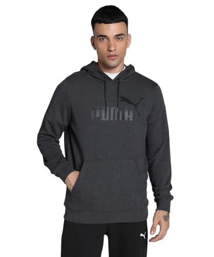 Puma Herren Teamgoal Big Logo Kapuzenpullover, Dark Gray Heather, L