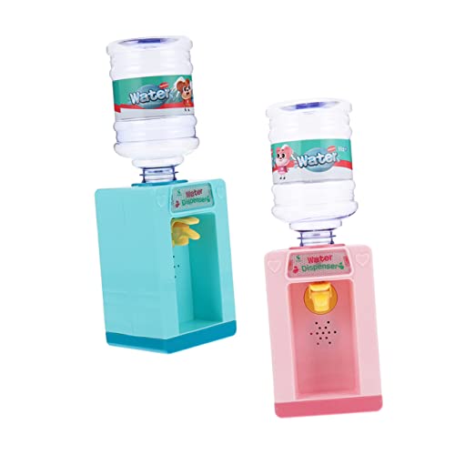 BESTonZON 2 Juegos Juguete dispensador de Agua Juguetes cocinita Juguetes interactivos educativos sin batería dispensador de Agua de Mesa minidispensador de Agua Juguetes para niños pequeños