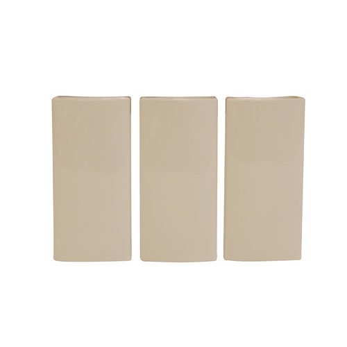 3 Stück KAMINO TREND (820395)- Heizungsverdunster, Heizkörperverdunster, Luftbefeuchter, Keramik, weiß