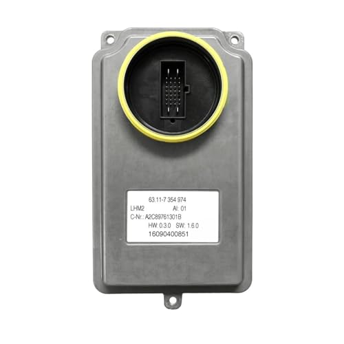 Compatible Con BMW Serie 5 F10/F18 LCI 2014 2015 2016 Unidad Control Bombilla Faro Delantero Módulo Completo 63117354974—L48A Módulo Luces Auto