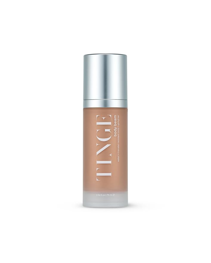 Tinge Daylight Body Beam Body Highlighter, Water & Transfer-Resistant, Natural Glow, 2.5 oz