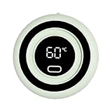 Calentadores de manos recargables, soporte para teléfono con pantalla digital de 3 temperaturas, calentadores de manos eléctricos recargables, para mujeres y niños, invierno, camping, pesca, al aire