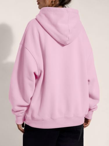 Image of Trendy Queen Women Oversized Hoodies Fall Outfits | Gentle Skin Feel, Aesthetic Drop Shoulder, Large Kangaroo Pocket, Seamless Daily Outfit Match