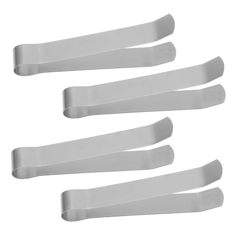 Artibetter 4 Pezzi Clip Spegni Candela in Acciaio Resistente Pinza Estintore per Stoppini Antiruggine con Manico Lungo Adatta per Candele e Lampade Olio Superficie Liscia Facile da Pulire