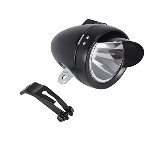 Kqcibz 180 Lumen Bright Retro Bicycle/Bike/Cycling Tricycle Light LED Headlight Safety Lamp, black