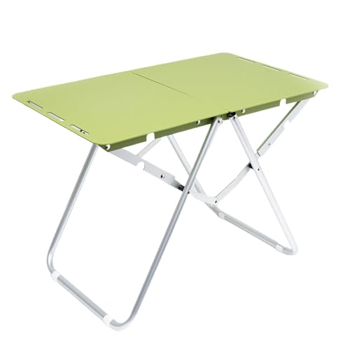 Table pliante d'extérieur portable en aluminium avec structure stable - 2