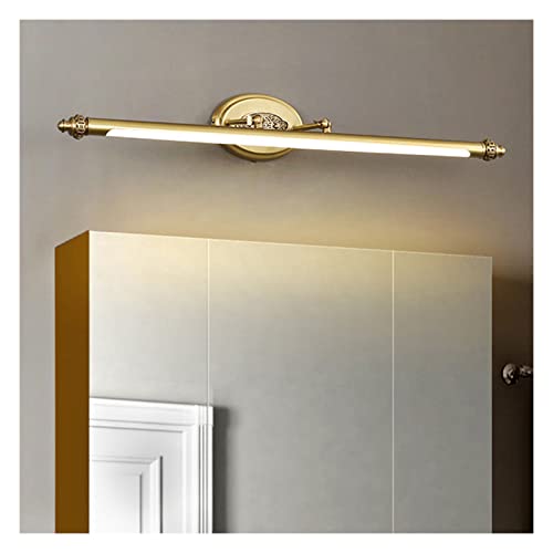Applique miroir salle de bain laiton de luxe style vintage éclairage de vanité villa