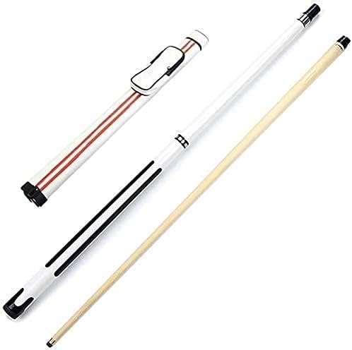 Cue Snooker Pool 58In 19-20Oz Maple with 10.5Mm Tips 1/2 Jointed Billiard Sticks for School Billiards Club Personalised Blue Rod Bag 1