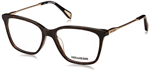 ZADIG&VOLTAIRE VZV289 Gafas, Shiny Dark Havana, 53 para Mujer