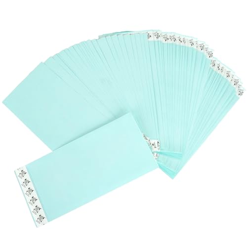 Image of DAHSHA Polynet Clothline Envelope Courier Cover Self-Seal Business Catalogue Cloth Lined Courier Document for Invitation and Post Cover (50 Pcs - Cheque Size Envelopes)
