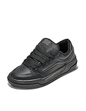 Vans Kids' Hylane Shoe | Puffy Y2K Skate Inspired Fashion Sneakers for Boys & Girls, Black/Black, 4