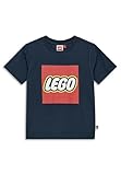 LEGO LWTANO 631-T-SHIRT Camiseta, Dark Navy, 122 para Niños