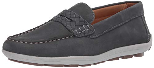 Image of Driver Club USA Kids' Kids Made in Brazil Fashion Genuine Leather Driving Loafer with Penny Detail