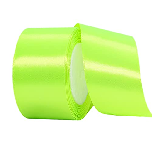 Thick Bright Green Ribbon 50mm for Gift Wrapping 22M