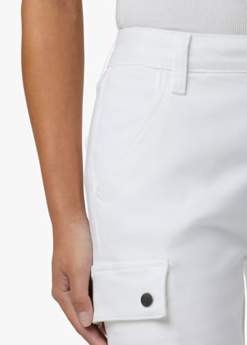 Joe's Jeans Petite White The Frankie Cargo Bootcut Jean4