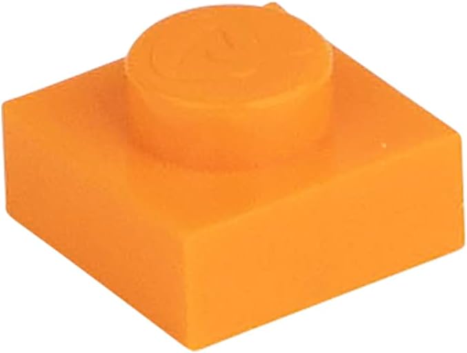 Bag 1000 Pz. Plates 1 x 1 Bright Orange 150