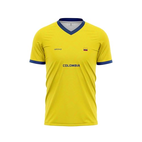 GenZGenji Colombia Football/Soccer Jersey | Supporter's Edition 2026 (Yellow), X-Large