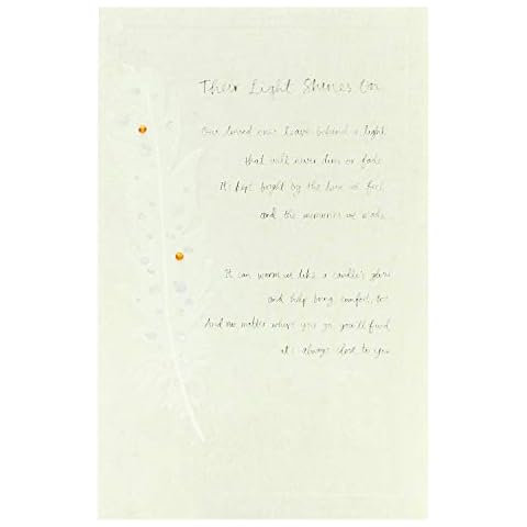 UK Greetings Sympathy Card for Comfort Cover