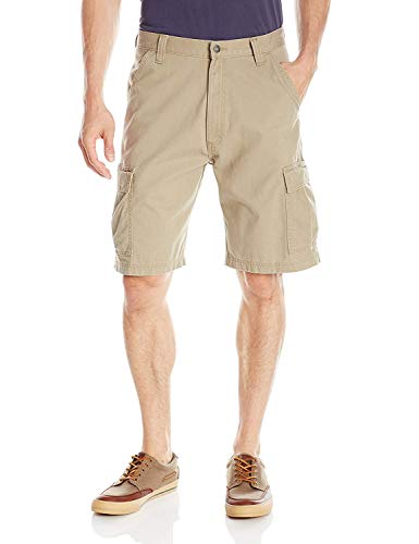 Classic Relaxed Fit Cargo Short, British Khaki Twill, 46