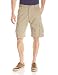 Wrangler Men's Authentics Classic Twill Cargo Short, British Khaki Twill, 34